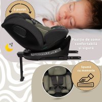 Scaun auto Appekids I-Size 40-150 cm Rear Facing 360 Pro Confort green - 2