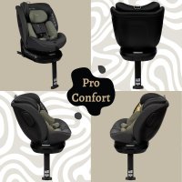 Scaun auto Appekids I-Size 40-150 cm Rear Facing 360 Pro Confort green - 3