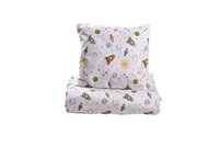 Set complet lenjerie 5 piese pentru patut incastrabil model rachete - 4