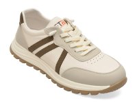 Pantofi sport BITE THE BULLET A86009, albi, din piele naturala - 1
