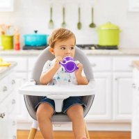 Cana de tranzitie Munchkin Gentle cu manere, 118 ml, 4L+, purple - 1