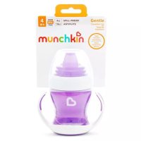 Cana de tranzitie Munchkin Gentle cu manere, 118 ml, 4L+, purple - 2