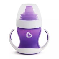 Cana de tranzitie Munchkin Gentle cu manere, 118 ml, 4L+, purple - 5
