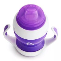 Cana de tranzitie Munchkin Gentle cu manere, 118 ml, 4L+, purple - 4