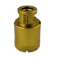 Carota diamantata pentru polizor unghiular Troy 27450-40mm, O40 mm - 1