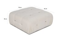 Taburet Bubble Alb - 4