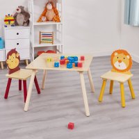 Set masuta cu 2 scaunele din lemn Ginger Home Animals - 8
