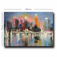 Tablou 70100NISC Multicolor 70x100 cm - 3