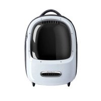 Rucsac PETKIT Cat Travel Bag 2 cu Hublou, Ventilare si Iluminare, Alb - 1