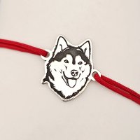 Bratara Husky din Argint 925 cu snur ajustabil - 1