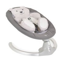 Leagan electric Moni cu telecomanda si conectare la priza Ari bear Grey - 7