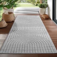 Covor traversa Nova V1 Argintiu 80x150 cm - Eleganta si Durabilitate - 2