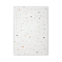 Cearceaf din bumbac Ranforce Lorelli Happy Friends Blue, 100 x 150 cm - 1