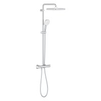 Coloana dus Grohe New Tempesta, palarie patrata, 25 cm, termostat,editie profesionala-26689001 - 1