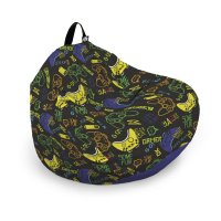 Husa fotoliu Puf Bean Bag tip Para XL fara umplutura lets play - 6