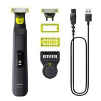 Philips OneBlade Pro 360 QP6542/15 - Aparat de tuns si barbierit cu autonomie de 90 minute, lama 360 si sistem dublu de protectie, Wet&Dry (Negru/Verde) - 1