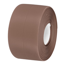 Set 2 Benzi Late Adezive Etansare pentru Baie din Plastic Maro 3M - 1