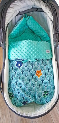 Sac de dormit universal Minky Forest 85 cm pentru copii - 2