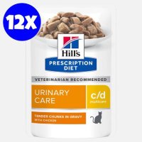 Hill's Prescription Diet Feline c/d Chicken, 12x85 g - 1