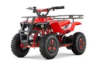 ATV electric NITRO Dusty pentru copii, 1000W, 36V, rosu, cu anvelope Snowy - 1