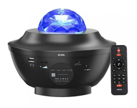 Proiector stil lampa de veghe galaxy pentru camera si boxa incorporata - 1