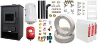 Sistem de incalzire si apa calda pentru 2 camere - Termosemineu Fornello PADOVA E, 19.4 kW, boiler 80l, kit complet - 1