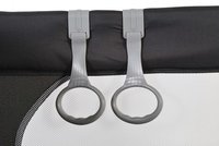 Patut pliabil multifunctional Cangaroo SkyGlow Black 2in1 cu 2 nivele si accesorii incluse - 8