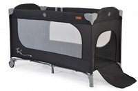 Patut pliabil multifunctional Cangaroo SkyGlow Black 2in1 cu 2 nivele si accesorii incluse - 12