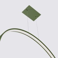 Lustra suspendata LED Rio 78 Olive 4000K 78x16x150 cm - 6