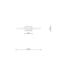 Lustra suspendata LED Rio 78 Olive 4000K 78x16x150 cm - 10