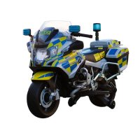 Motocicleta electrica pentru copii BMW R1200RT Politie cu roti moi - 1