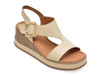 Sandale GOLD DEER bej, 22071, din piele naturala - 1