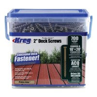 Kreg SDK-C2W-700 - Set de suruburi autofiletante de 53 mm, 701 piese - 1