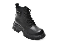 Bocanci negri GRYXX 25202 din piele naturala - 1