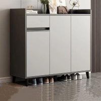 Dulap Pantofar pentru Hol cu Design Minimalist in Alb sau Gri - 1