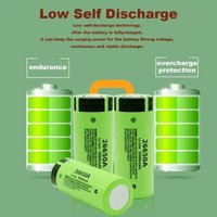 Acumulator 26650A MRG M1220, 5000mAh, Li-Ion, 3.7V, Reincarcabil, Verde - 3