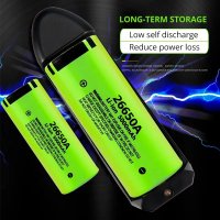 Acumulator 26650A MRG M1220, 5000mAh, Li-Ion, 3.7V, Reincarcabil, Verde - 7
