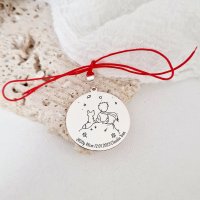 Pandantiv Botez Personalizat - Micul Print din Argint 925 - 1