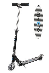 Trotineta Micro Sprite Black Stripe - Pliabila, Ghidon Telescopic, Aluminiu, Roti PU, 2.8 kg, Suporta 100 kg - 3