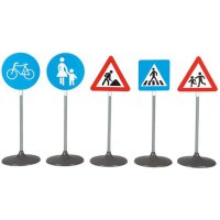 Set Semne de Circulatie cu Baza Mare pentru Stabilitate - Inaltime 70 cm - 1