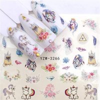 Tatuaj decor unghii YZW-3266 - YZW3270 - 1