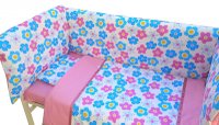 Lenjerie de pat Maxi Floricele 140x70 cm - 1