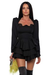 Rochie Queen B cu Volane - 1