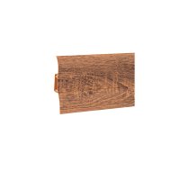 Plinta PVC pentru parchet laminat Korner LP62 2500 x 62 x 23 mm in nuanta stejar natural - 1