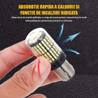 Bec Led Auto Techstar® BAY15D, 1157, 12V, 660 lm, Alb - 2