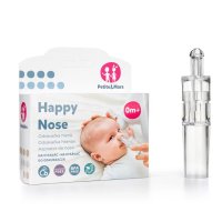 Aspirator nazal Happy Nose de la Petite&Mars, Utilizare manuala sau cu aspiratorul, Fara BPA, 0 luni+ - 1