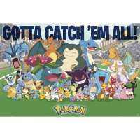 Poster Pokemon Maxi - 91.5x61 cm - Favorite Intotdeauna - 1