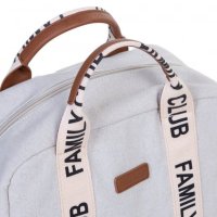 Rucsac de infasat Childhome Family Club Signature alb - 3