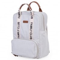 Rucsac de infasat Childhome Family Club Signature alb - 5