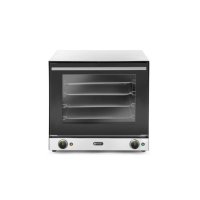 Cuptor Inox cu Convectie, H90, 2670 W cu 4 Tavi, 2 Elemente Incalzire, 2 Ventilatoare, Termostat Reglabil 50-300 gr C, Timer 0-120 min - 1